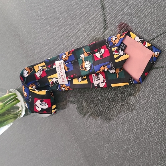 Vintage Balancine Hot Cakes Disney Mickey Mouse Donald Duck Filmstrip Retro Tie - Picture 4 of 10